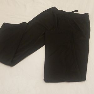Adidas mens black track pants medium-tall